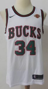 Milwaukee Bucks 2018 -19 classic jersey