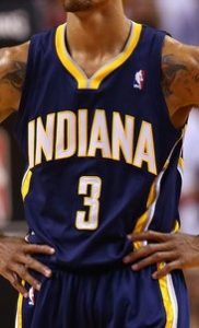 Indiana Pacers 2015 -16 away jersey