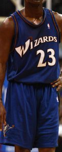 Washington Wizards 2001 -02 road kit
