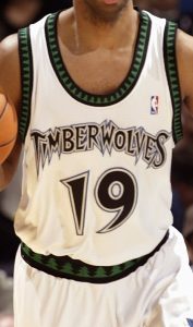 Minnesota Timberwolves 2003 -04 Home jersey