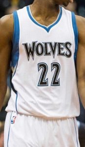 Minnesota Timberwolves 2015 -16 Home jersey