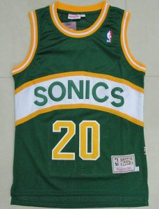 Seattle Supersonics 1994 -95 road jersey